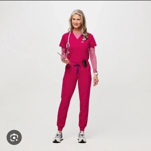 Figs Ultra Rose small scrub set